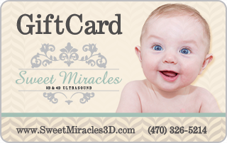 purchase a gift card for a 3d ultrasound in our Atlanta facility for the mom-to-be in your life.